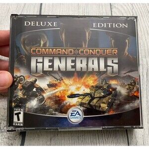 Command & Conquer Generals Deluxe Edition Video Game, PC Game, 2003